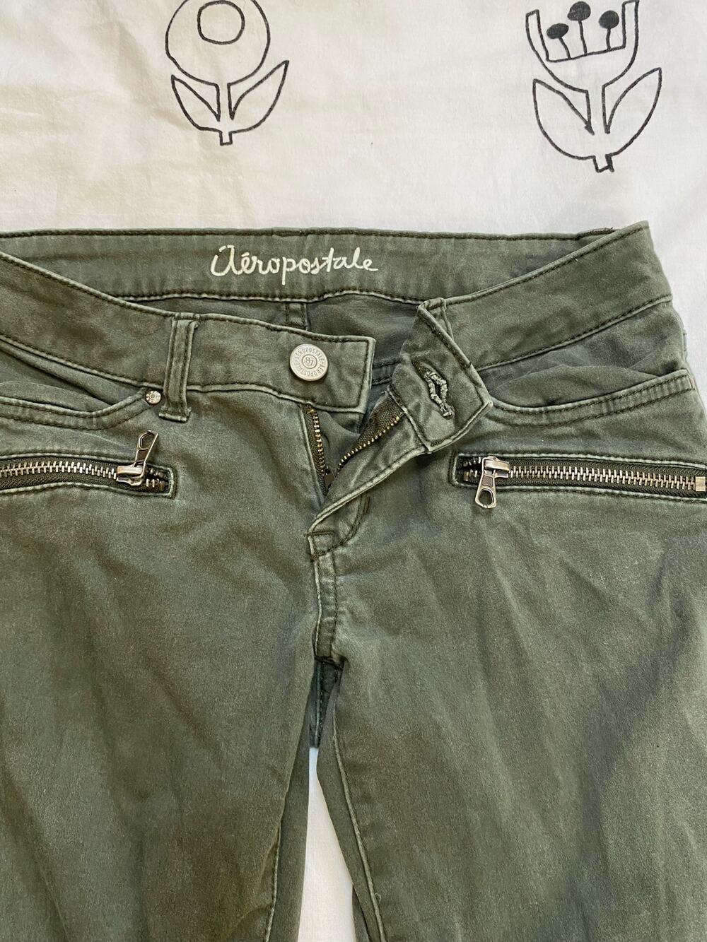 Aeropostale Green Jeggings